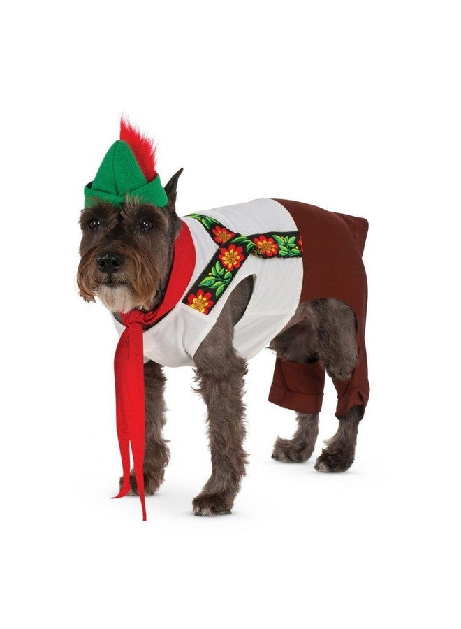 Rubies Lederhosen Hound Pet Costume for Dogs or Cats, Small